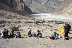 
Guide Iqbal Arrived At Jhola Campsite The Next Morning And We Packed Up To Leave
